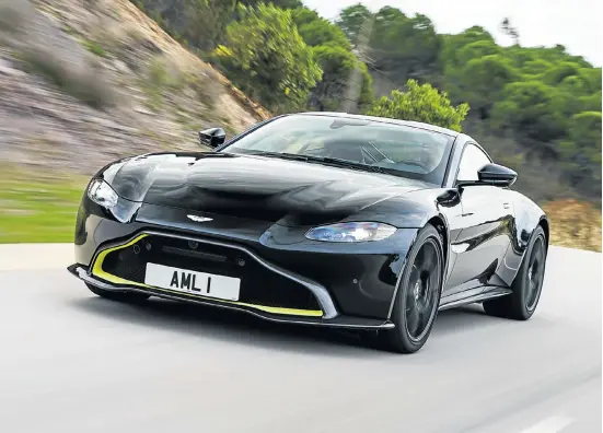  ??  ?? The latest Vantage is as dramatic in its design as it is in its character.