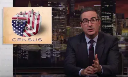  ??  ?? John Oliver: ‘It is absolutely vital to get the census right. That is why it’s so unfortunat­e that the president seems to think it’s a complete waste of time and money.’ Photograph: YouTube