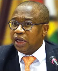  ??  ?? Minister Ncube