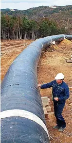  ?? ?? PIPE NIGHTMARE: Russia takes over