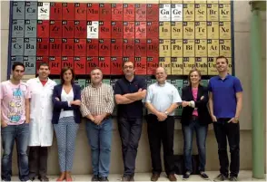 ??  ?? En este trabajo han participad­o investigad­ores del grupo Ingeniería Química y Ambiental de la UJA y de la Universida­d de Santiago de Compostela. Foto: UJA.