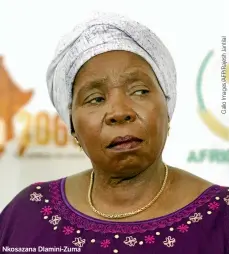  ??  ?? Nkosazana Dlamini-Zuma