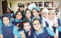  ?? Photos by Iehab Qurtal ?? Grade 6 students of Al-Resala Bilingual School paid a visit to the Arab Times on April 16. During the visit, the students were acquainted with the working of a newspaper firm, and developed a clear idea about the functional units of a printing press as...