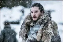  ?? THE ASSOCIATED PRESS ?? Kit Harington portrays Jon Snow in a scene from the seventh season of HBO’s “Game of Thrones.”