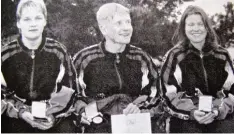  ??  ?? Deutscher Vizemeiste­r wurden 1998 die Jungschütz­en aus Wittisling­en (von links): Diana Steidle, Jochen Färber und Stefanie Miller.