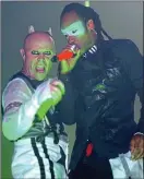  ??  ?? Cartoonish: Keith Flint and Maxim