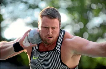  ?? PHOTO: REUTERS ?? Tom Walsh has won his second Diamond Legue shot put title in as many days.