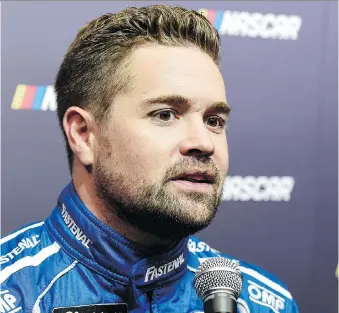  ?? MIKE MCCARN/THE ASSOCIATED PRESS/FILES ?? Ricky Stenhouse won a pair of races in the Cup Series last year.