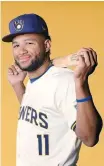  ?? AFP-Yonhap ?? ▼Jackson Chourio of the Milwaukee Brewers