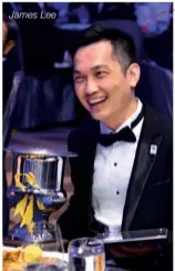  ??  ?? James Lee Rotary Club of Singapore vice president James Lee was named Rotarian of the Year