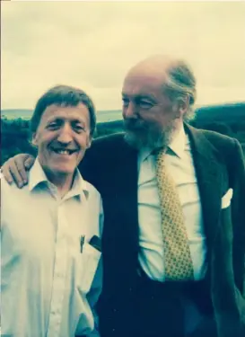  ??  ?? LEFT: The Guinness heir with Paddy Moloney of The Chieftains, a band Browne helped form