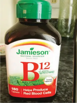  ??  ?? Vitamin B12 slows aging brain