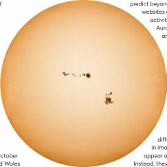  ?? ?? ▲
Increasing sunspot numbers bring an increase in auroral activity here on Earth