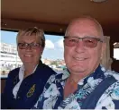  ??  ?? Eva och Leif Andersson tycker att cruisingen är det roligaste som händer i Lysekil. De har varit med varje år sedan 2002, då de köpte sin Ford som är från 1931.