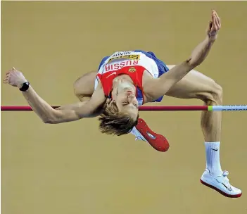  ??  ?? Russia’s high jumper Andrey Silnov, who is charged with doping based on evidence from the bombshell McLaren report, in action in this file photo. — AFP