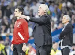 ?? //EFE ?? Carlo Ancelotti asumió la derrota con resignació­n