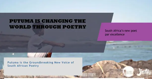  ??  ?? Putuma is the Groundbrea­king New Voice of South African Poetry
South Africa’s new poet par excellence