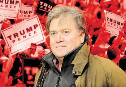  ?? Šéfem Trumpovy předvolebn­í kampaně se stal Stephen K. Bannon, ředitel alt-right serveru Breitbart. FOTO PROFIMEDIA ?? Internetov­á podpora.