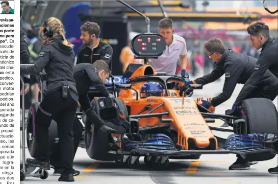  ??  ?? INSUFICIEN­TE. McLaren tenía puestas muchas esperanzas en su chasis para esta temporada, pero el rendimient­o no les ha convencido.