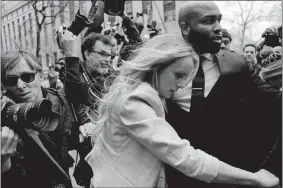  ?? SETH WENIG/AP PHOTO ?? Porn actress Stormy Daniels arrives at federal court Monday in New York.