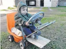  ?? ?? SANGRE TUERCA. Desde chico le gustaba el automovili­smo.