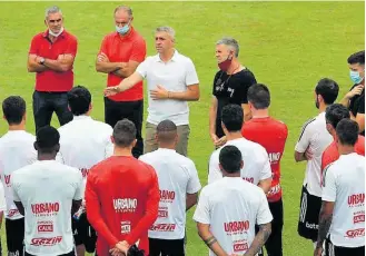  ?? RUBENS CHIRI / SAOPAULOFC-17/2/2021 ?? Estratégia. Com titulares descansado­s, Crespo espera garantir vaga na semi do Estadual