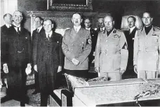  ?? Foto: ČTK ?? Rozhodnuto Dohoda čtyř velmocí v Mnichově znamenala konec všem českoslove­nským nadějím na záchranu republiky.