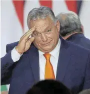  ?? /Reuters ?? Apprehensi­ve: Hungarian Prime Minister Viktor Orban is the main critic of Ukraine’s EU membership bid.