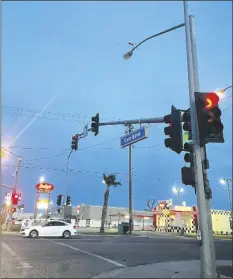  ?? ODETT OCHOA PHOTO ?? The corner of Cole Boulevard and Rockwood Avenue, Thursday, February 16, in Calexico.