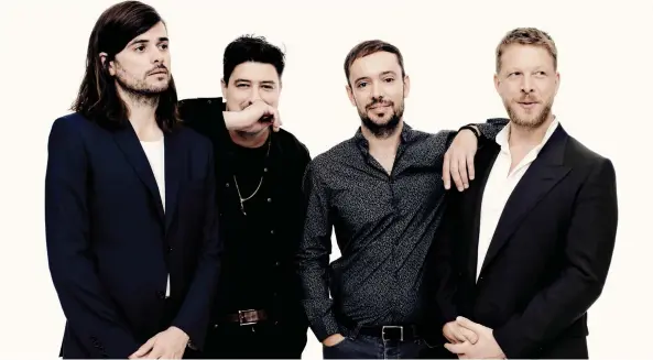  ?? PHOTO SUPPLIED ?? British band Mumford and Sons are embarking on an in-the-round tour to support their fourth and latest album Delta.