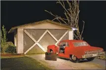  ?? Tony Maher ?? “THE DAY DAD MOVED OUT”: Tony Maher re-created his childhood homes as models — and then photograph­ed them.