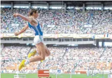  ?? FOTO: IMAGO ?? Christian Schenk während des Olympische­n Zehnkampfs 1988 in Seoul – den er gewann.