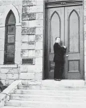  ?? Fred Soupiset ?? The Rev. Paul Soupiset is shown around the time he took possession of the La Villita church in 1957.