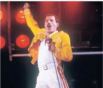  ?? FOTO: EMI ?? Freddie Mercury von der Gruppe Queen.
