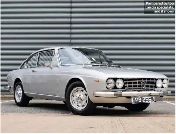  ??  ?? Pampered by top Lancia specialist­s, and it shows