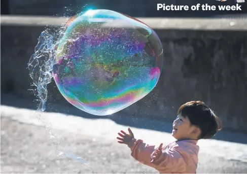  ?? Picture / Brett Phibbs. ?? Bubbles in Rome, Italy.