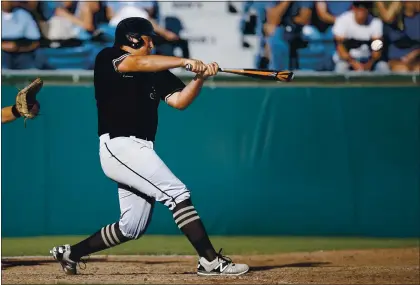  ?? NHAT V. MEYER — STAFF ARCHIVE ?? Joe Yorke was a freshman first baseman at Boise State this past spring, hitting .275 in 12 starts before the coronaviru­s pandemic brought the season to a sudden end.