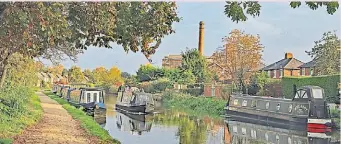  ?? PHOTO: COLIN WAREING ?? Repurposed canals are today among our most important places for health and wellbeing in our towns and cities.