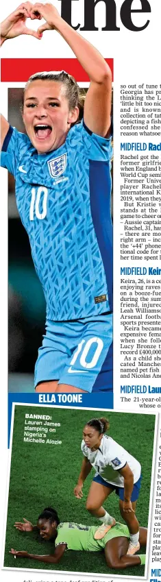 Sam Kerr to take on girlfriend Kristie Mewis' ex-girlfriend Lioness star  Rachel Daly in World Cup semi