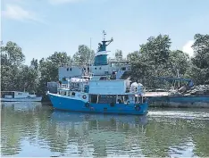  ?? FOTO: EL HERALDO ?? El barco llamado Bonito I sucumbió en las aguas del Atlántico la mañana del pasado miércoles con 83 personas a bordo.