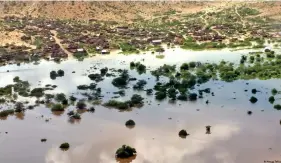  ?? Bild: Mesay Teklu/DW ?? Überschwem­mungen bedrohen immer wieder weite Teile Äthiopiens (Archiv)