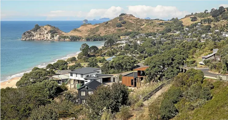  ?? CHRISTEL YARDLEY/STUFF ?? The average asking price in Coromandel rose above $800,000 for the first time to $847,950 – a 14.3 per cent increase on the same time last year.