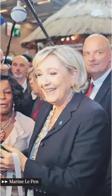  ??  ?? Marine Le Pen