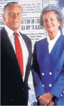  ??  ?? COURAGEOUS Washington Post’s Ben Bradlee and Katharine Graham