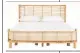  ??  ?? Nadia king size rattan bed frame, £595