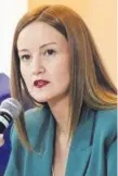  ?? ?? Soledad Núñez, promotora.