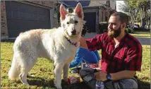  ?? CONTRIBUTE­D BY CLIFF HARDESTY ?? Joshua Hardesty, 26, was shot and killed in Northeast Austin on Tuesday. His dog, Zero, stayed by his body for more than an hour after Hardesty was killed.