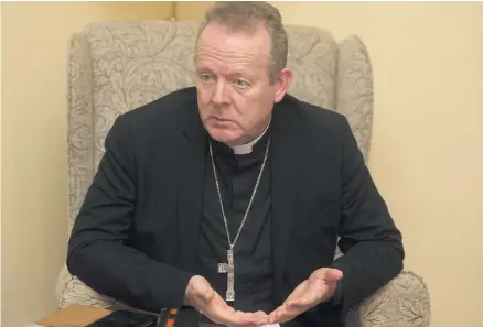  ??  ?? Shared future: Archbishop Martin says nationalis­ts must listen to concerns on a united Ireland