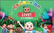  ?? ?? “CoComelon Live” comes to Santander Arena, Reading, on Tuesday.
Can’t Wait for Christmas” Tour,