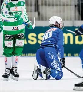  ?? Bild: Sebastian Lamotte ?? IFK Vänersborg är på knä, men söker en väg ut ur den ekonomiska knipa klubben sitter i.